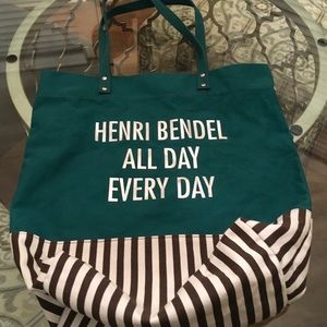 Henri Bendel Canvas Tote Bag
